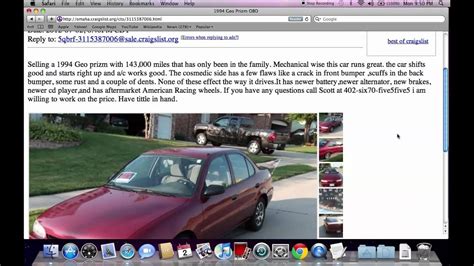 cars for sale omaha nebraska craigslist